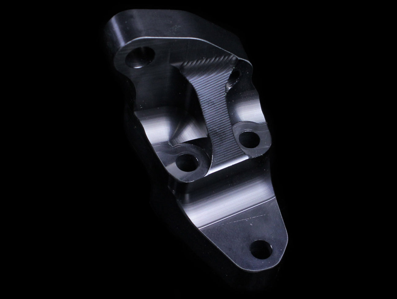 Hasport Billet Black Post Mount - 88-91 Civic / 90-93 Integra