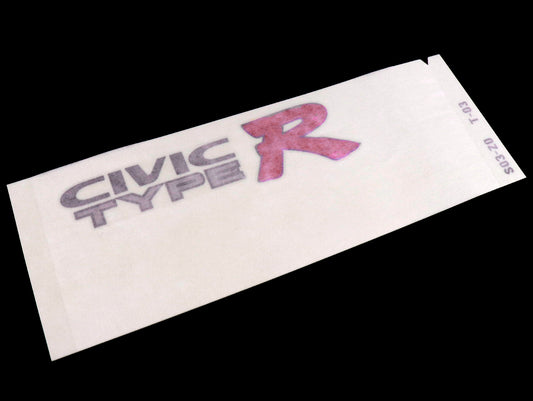 Honda Civic Type R EK9 Rear Decal