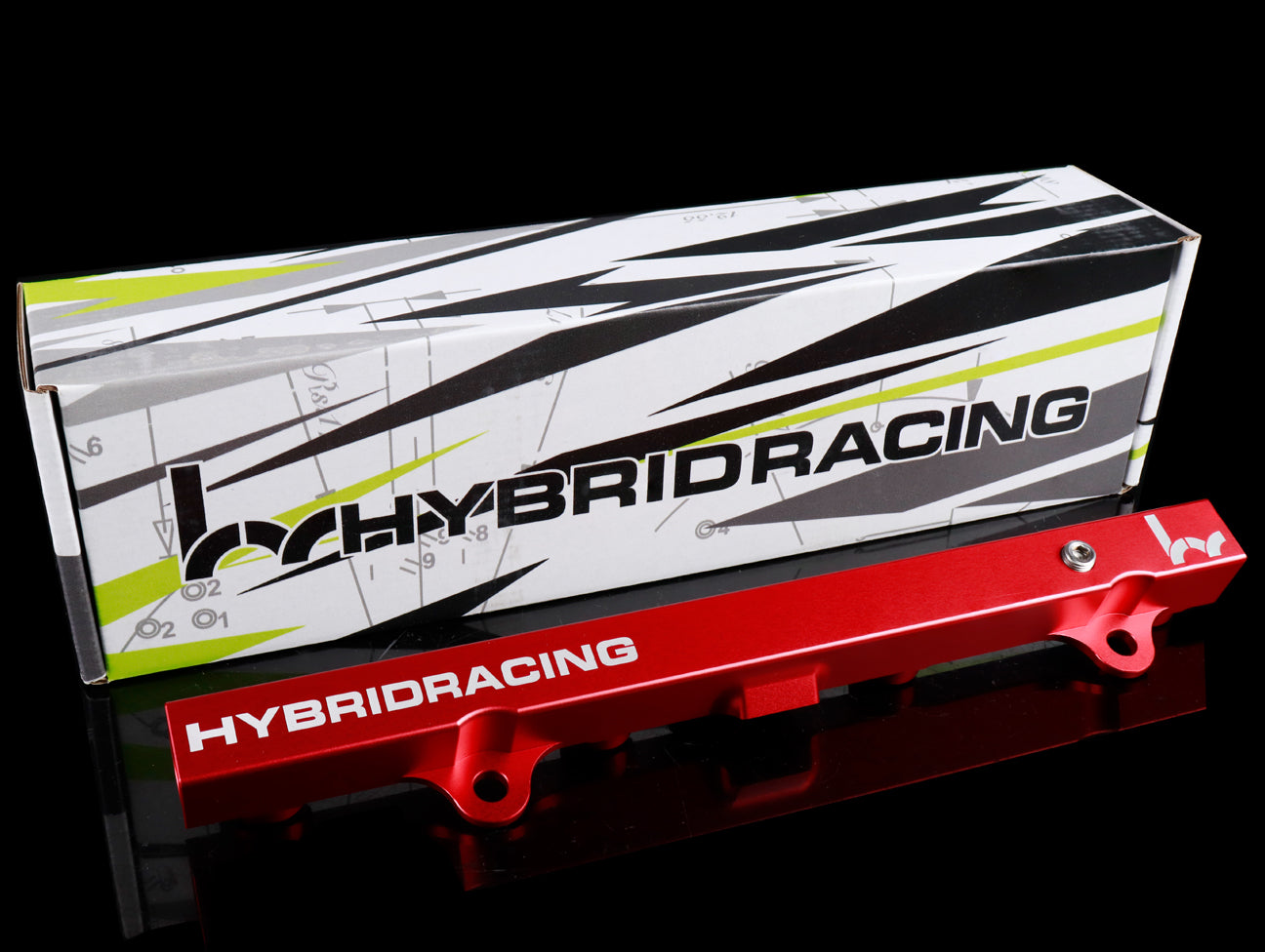 Hybrid Racing High Flow Red Fuel Rail - K-Series