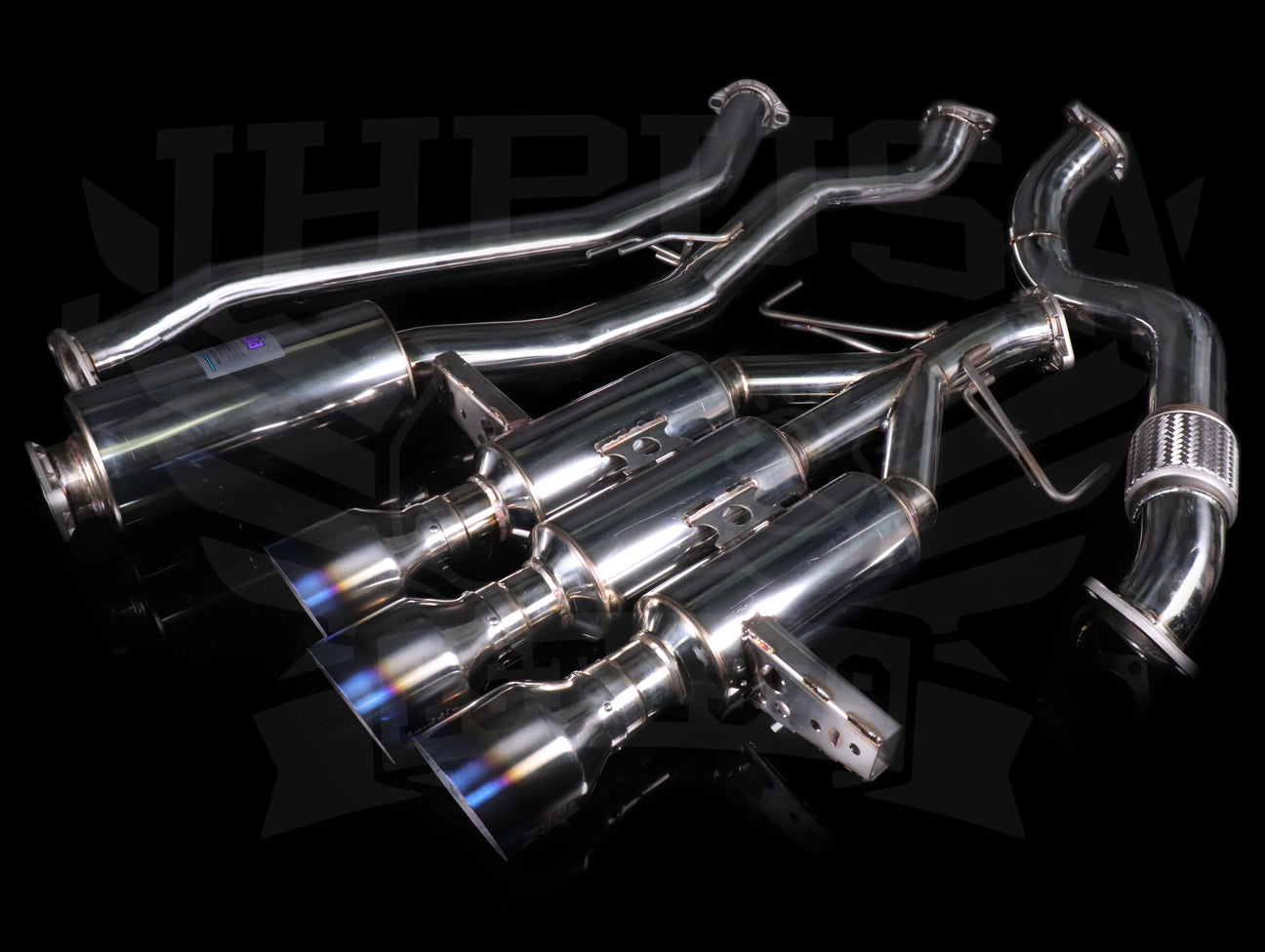 Invidia Gemini Cat-Back Exhaust w/Ti Burnt Tips - 2017-21 Civic Type-R