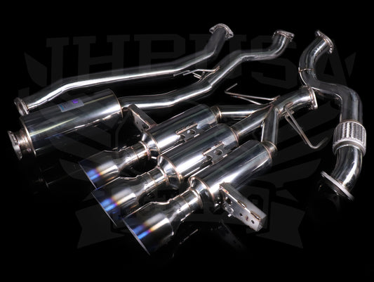 Invidia Gemini Cat-Back Exhaust w/Ti Burnt Tips - 2017-21 Civic Type-R