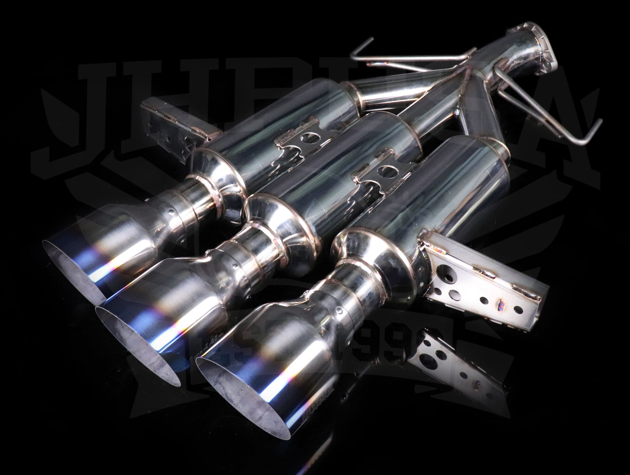 Invidia Gemini Cat-Back Exhaust w/Ti Burnt Tips - 2017+ Civic Type-R