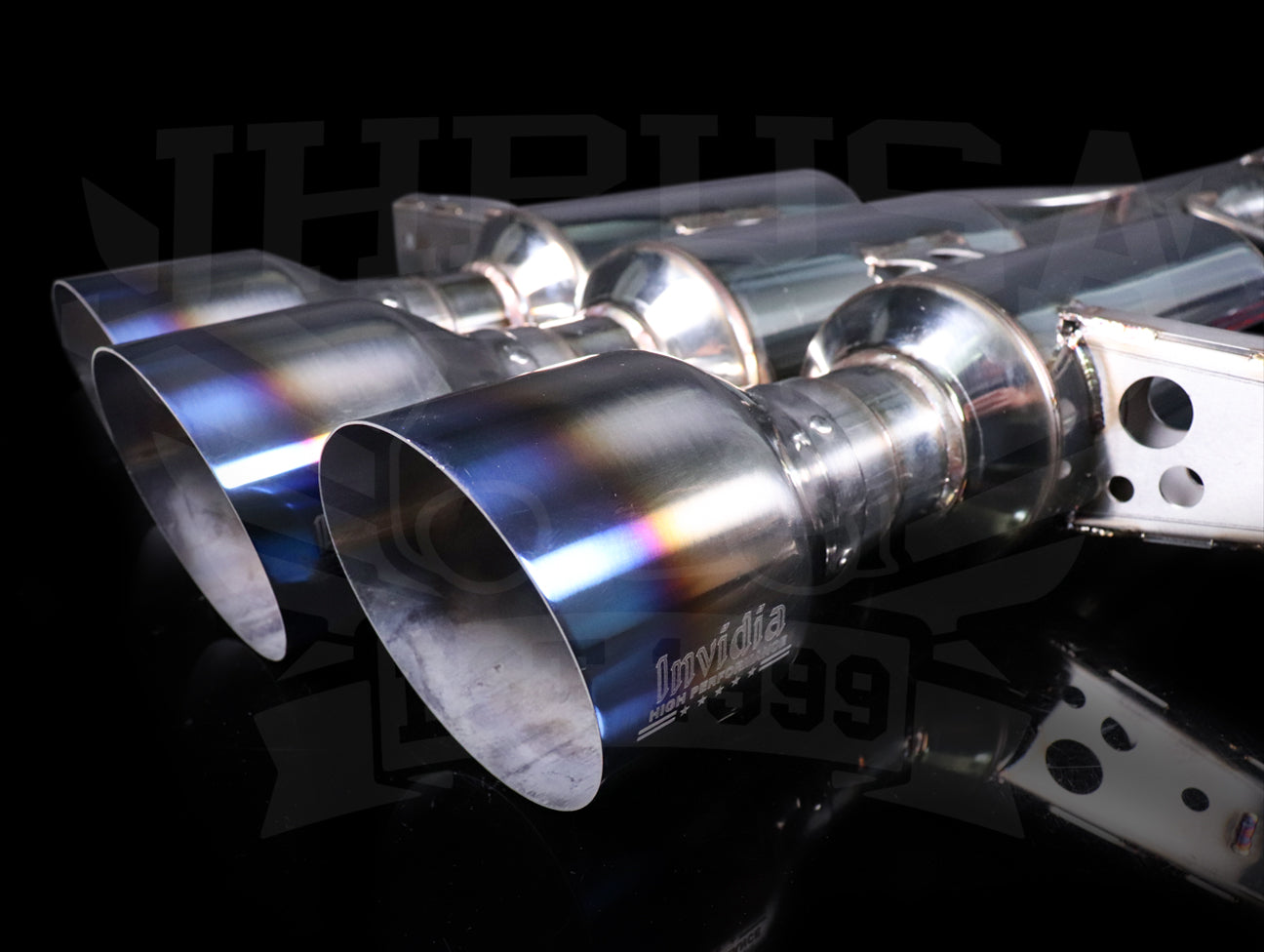 Invidia Gemini Cat-Back Exhaust w/Ti Burnt Tips - 2017-21 Civic Type-R