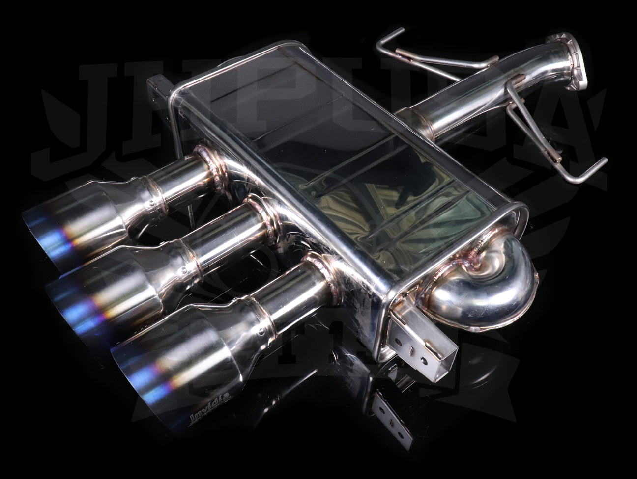 Invidia Gemini Q300 Cat-Back Exhaust w/Ti Burnt Tips - 2017-21 Civic Type-R