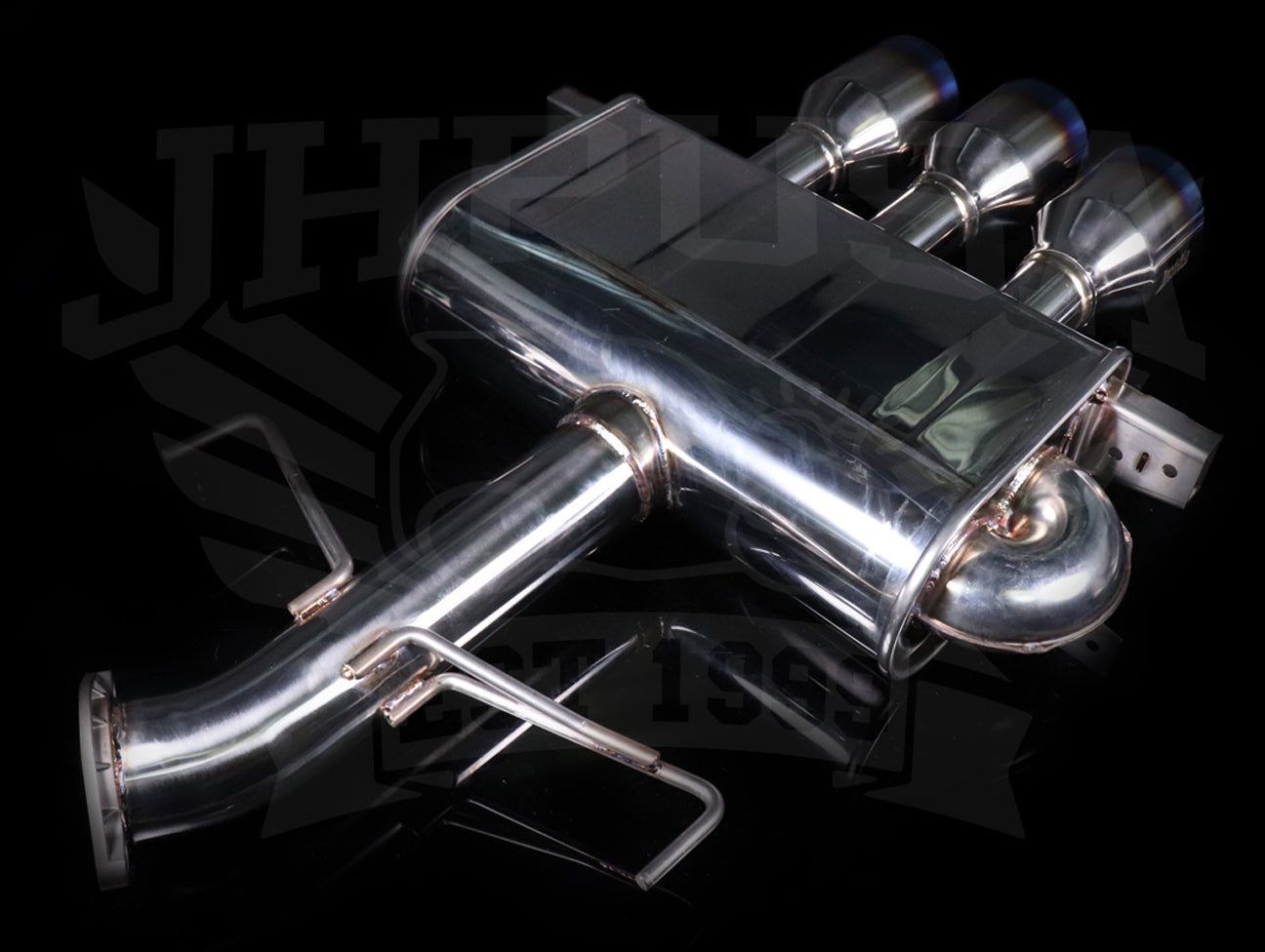 Invidia Gemini Q300 Cat-Back Exhaust w/Ti Burnt Tips - 2017-21 Civic Type-R