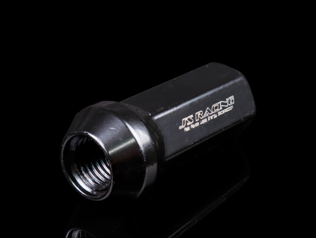 J's Racing Extended Black Lug Nuts - 12x1.50