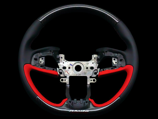 J's Racing Sport Steering Wheel - 17-21 Civic Type R (FK8)