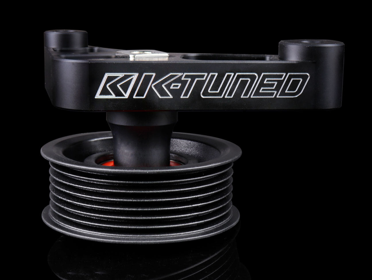 K-Tuned Adjustable EP3 Idler Pulley Kit - K20 / K24 Black