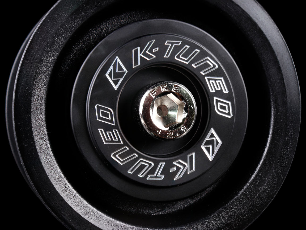 K-Tuned Adjustable EP3 Idler Pulley Kit - K20 / K24 Black