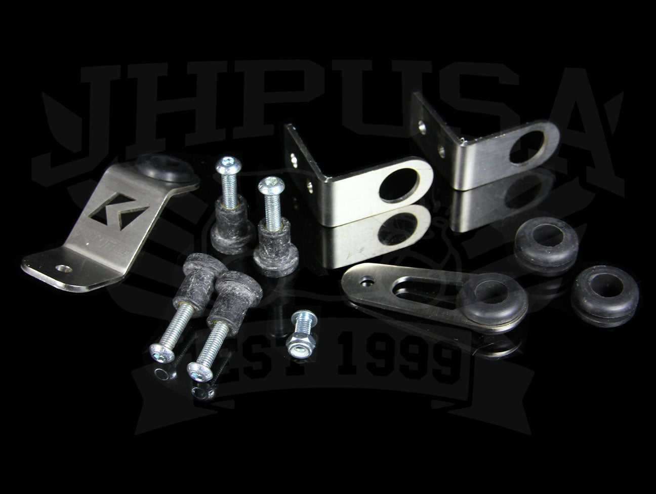 K-Tuned Bolt-on Radiator Bracket Kit - 92-00 Civic (EG/EK)