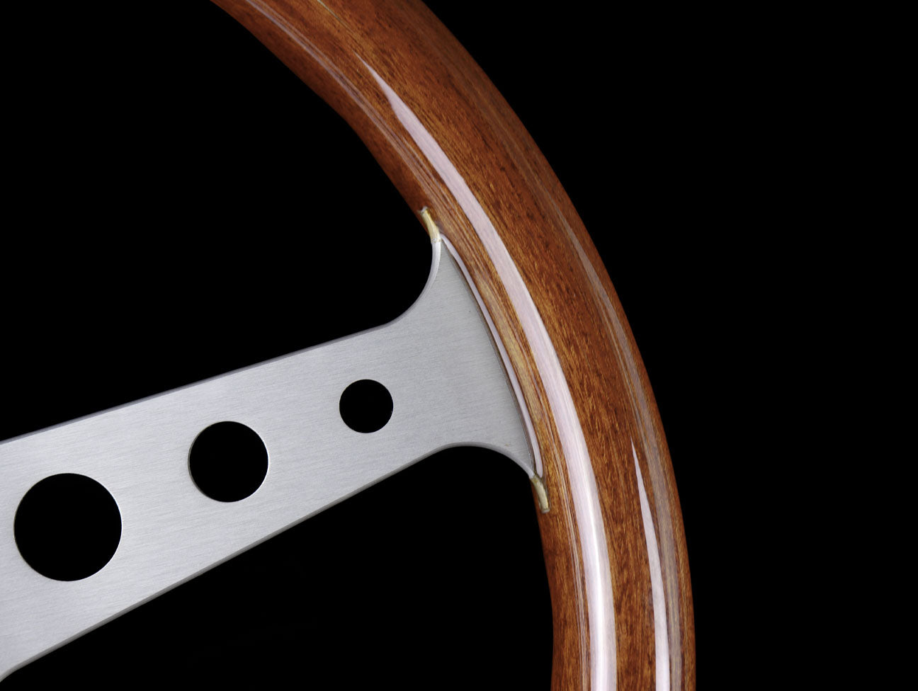 Momo Indy Mahogany Wood 350mm Steering Wheel