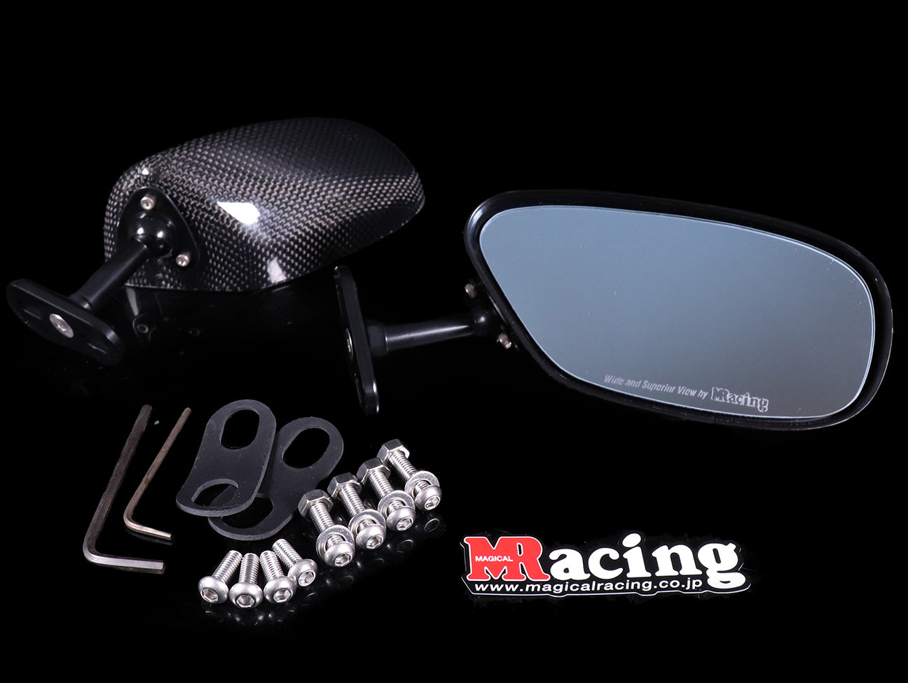 Magical Racing RR Carbon Mirrors - Type 1
