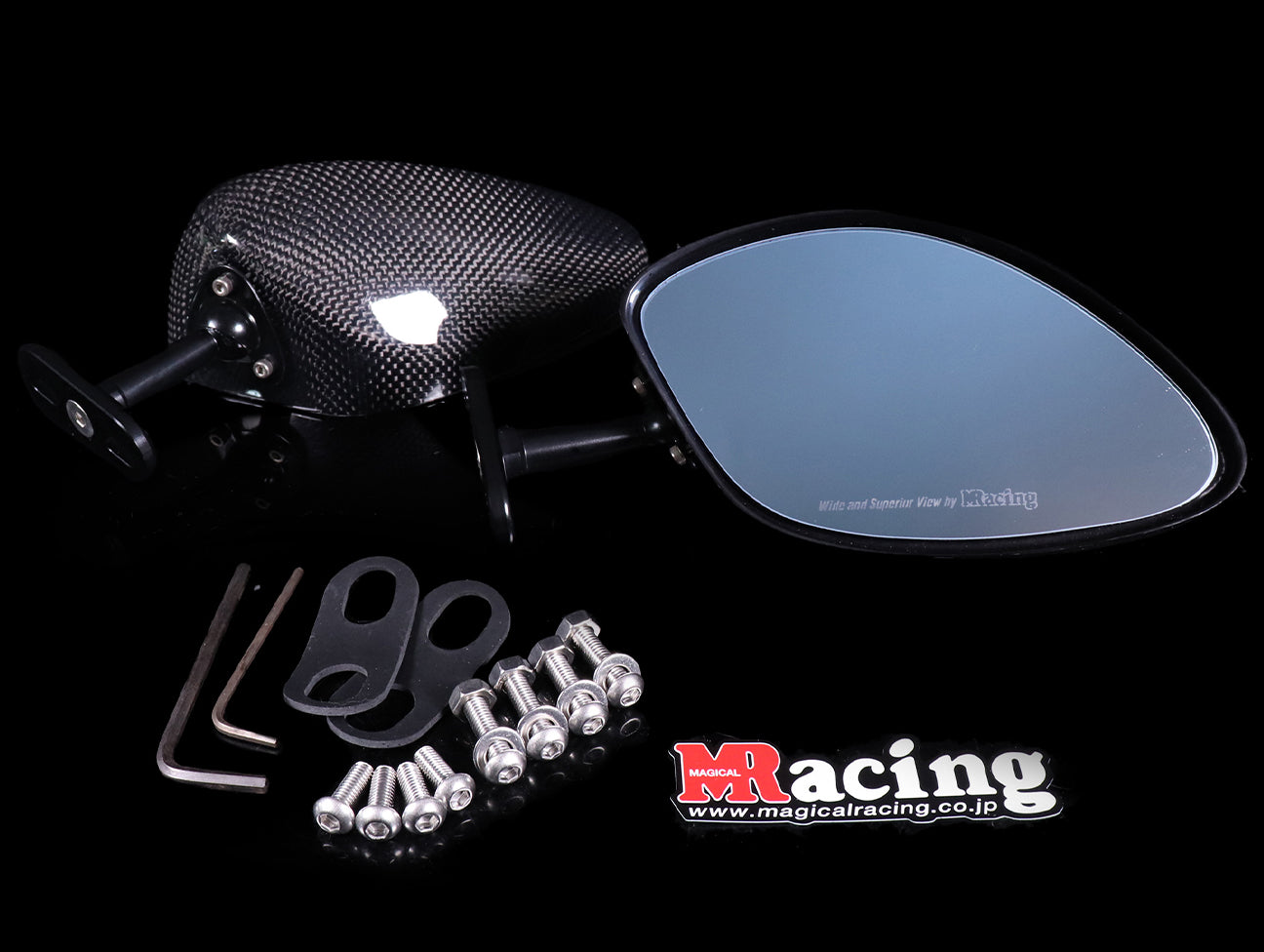 Magical Racing RR Carbon Mirrors - Type 4