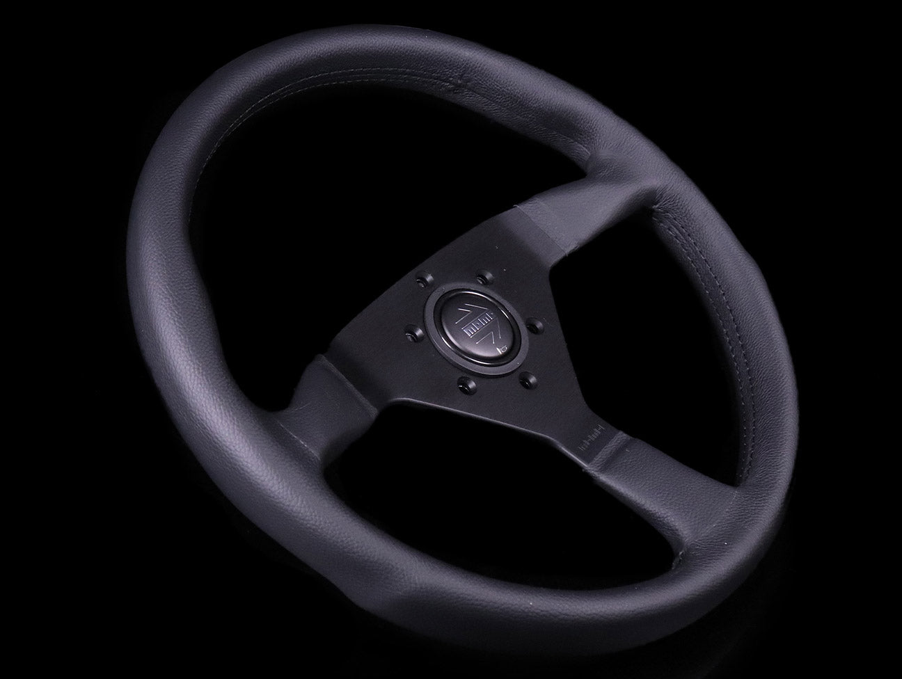 Momo Monte Carlo Steering Wheel - Leather w/ Black Stitch