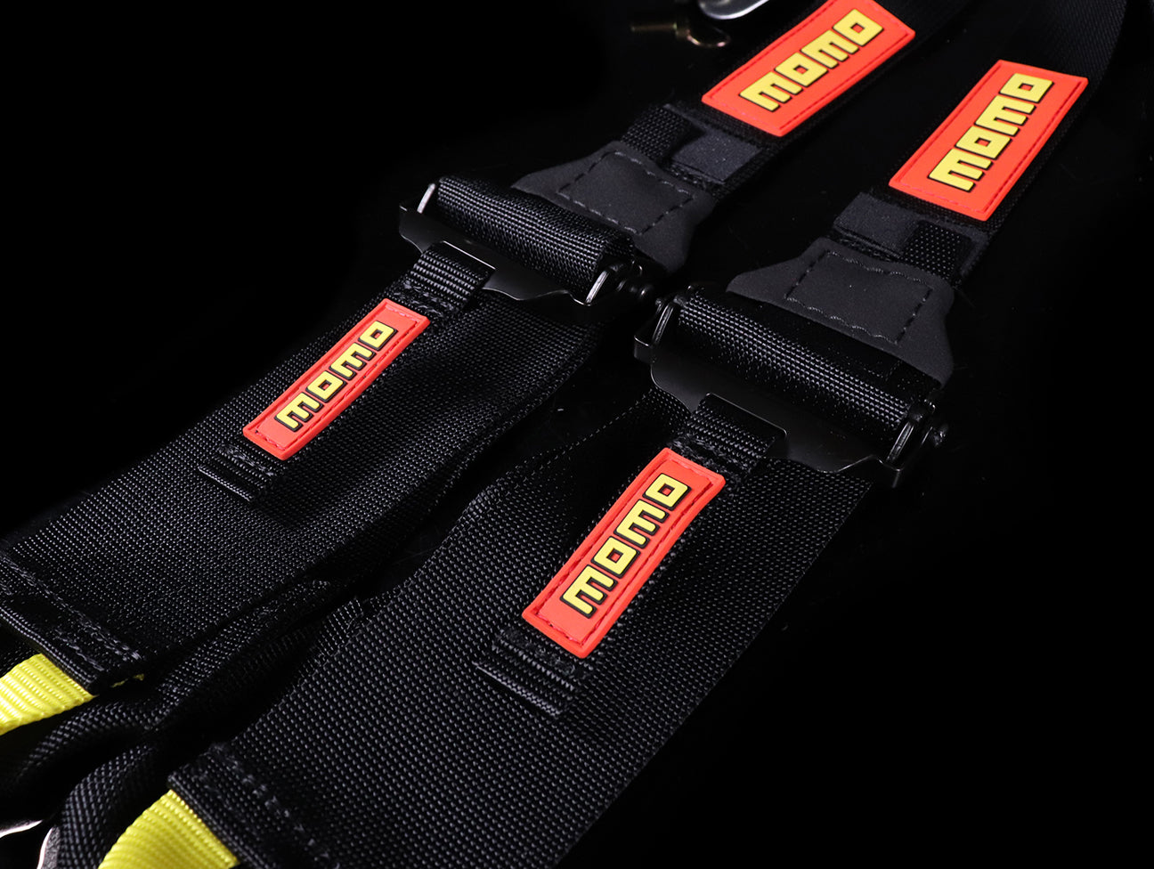 Momo SR6 Series 6-Point Racing Harness - Black