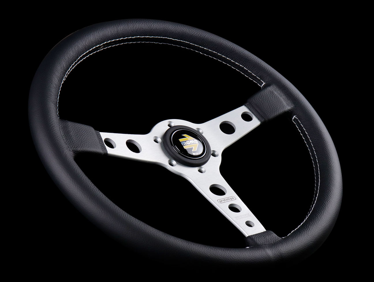 Momo 370mm Prototipo Steering Wheel - Silver Spoke