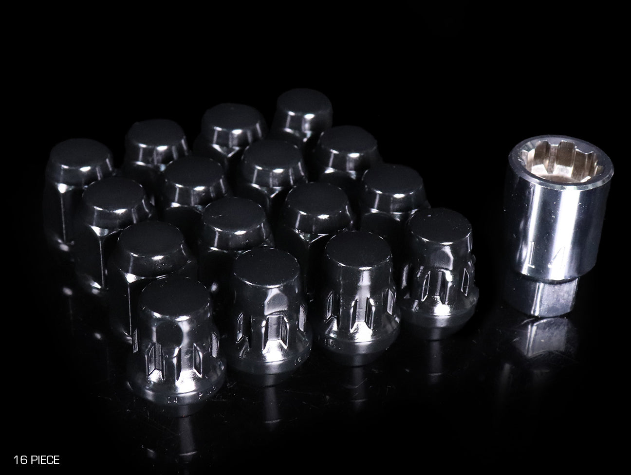 Mugen Lug Nut & Lock Set - Black