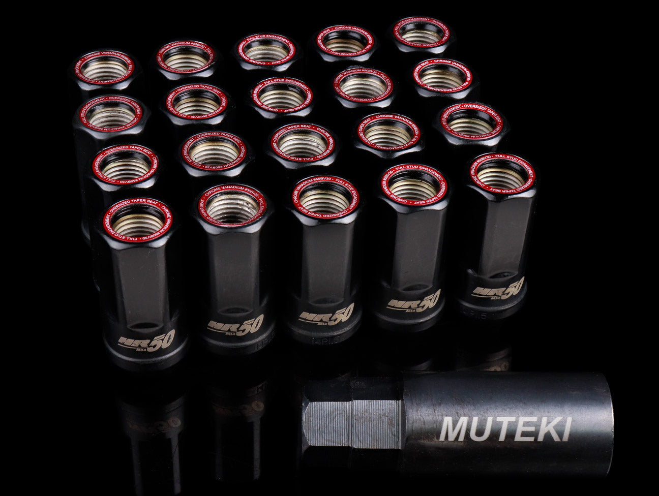 Muteki HR50 14x1.50 Open End Lug Kit