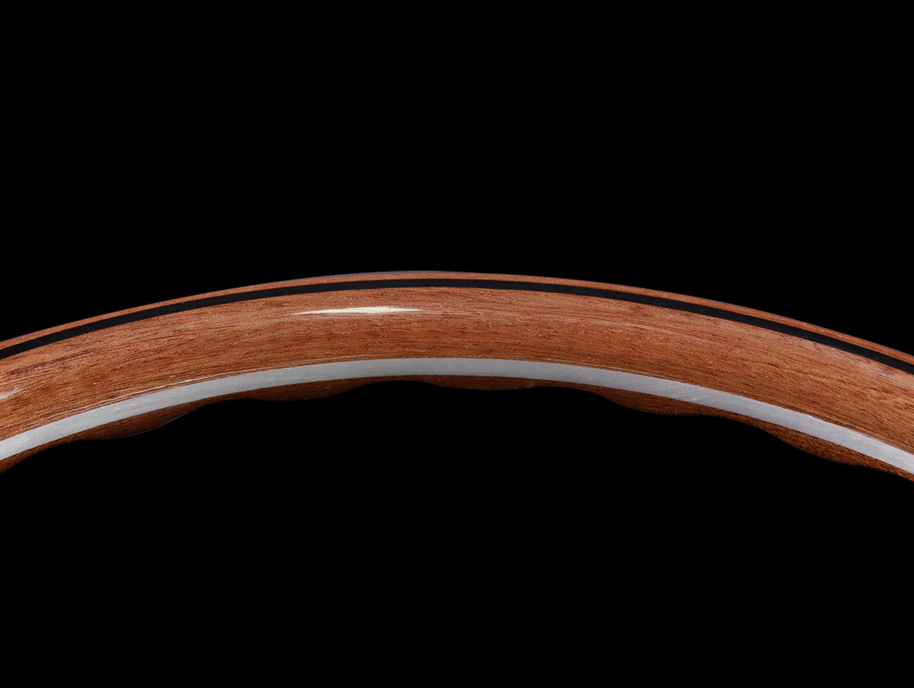 Nardi Classic ND 367 360mm Wood Steering Wheel w/Polished Spokes