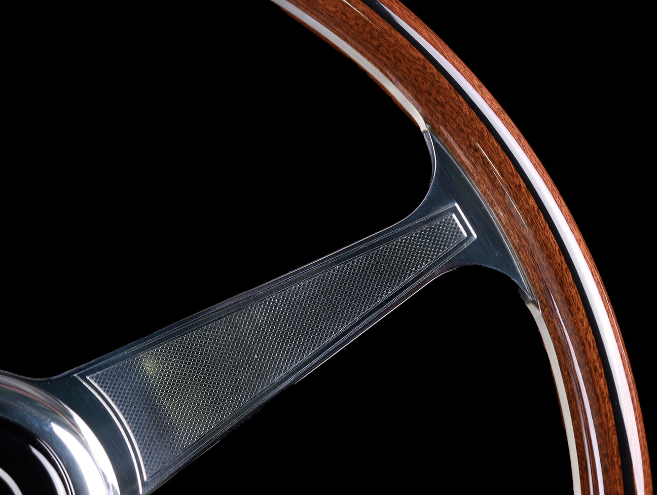 Nardi Classic Wood Anni 60 Steering Wheel w/Polished Spokes