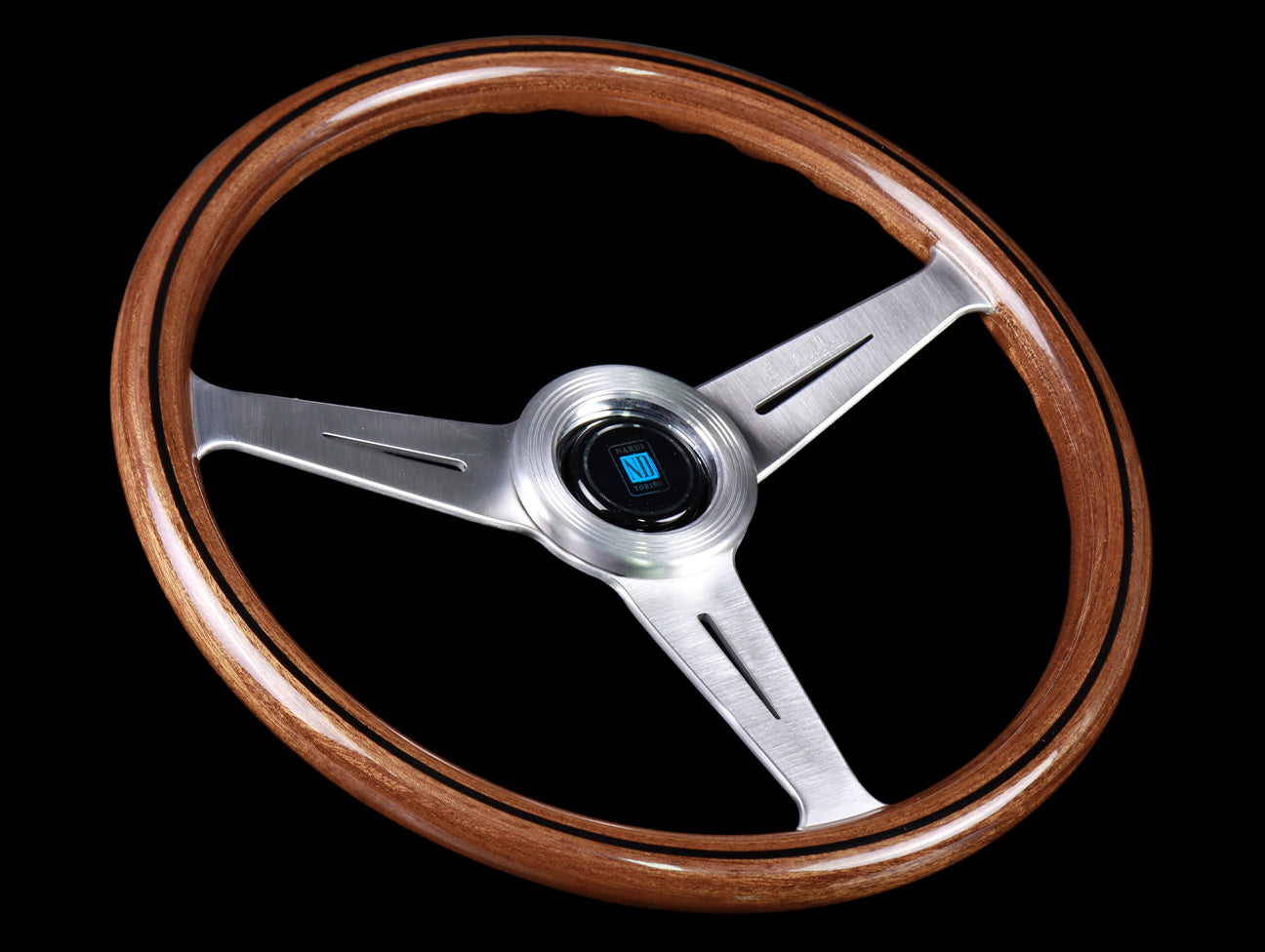 Nardi Classic Wood Marine 360mm Steering Wheel w/Satin Spokes