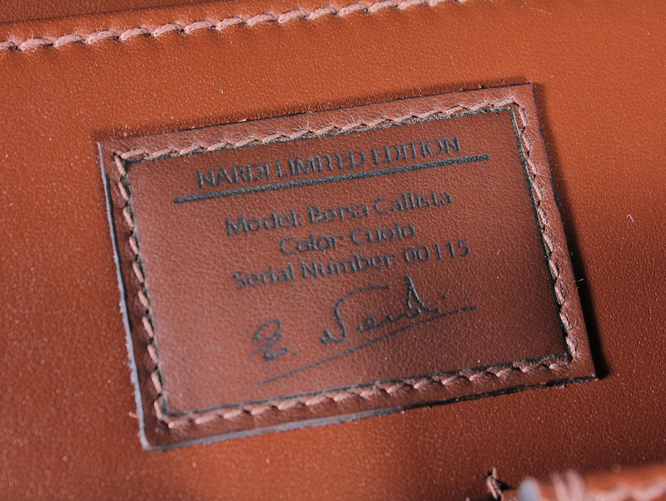 Nardi Leather Briefcase