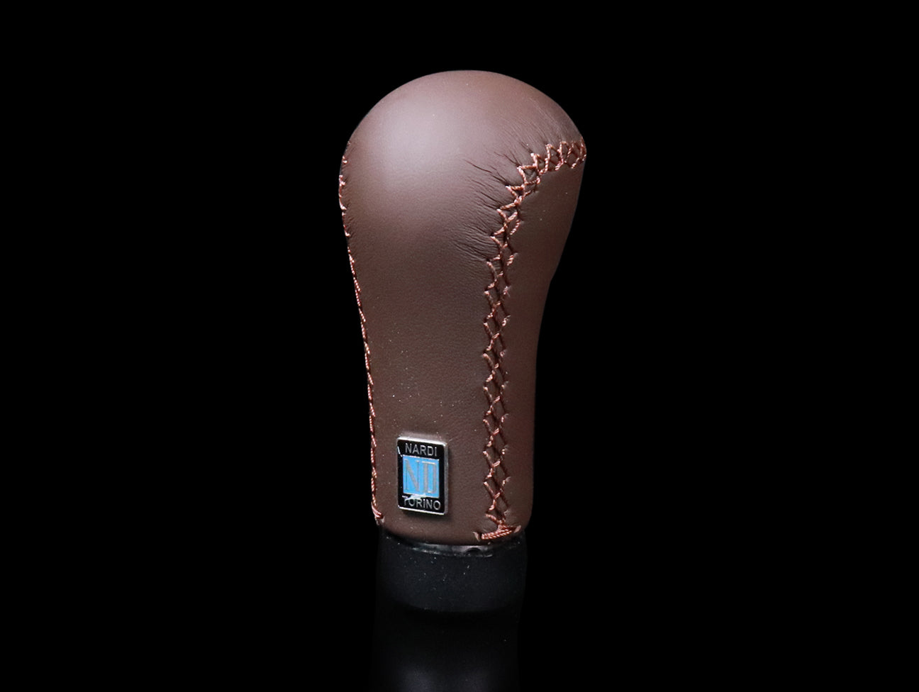 Nardi Prestige Brown Leather Shift Knob