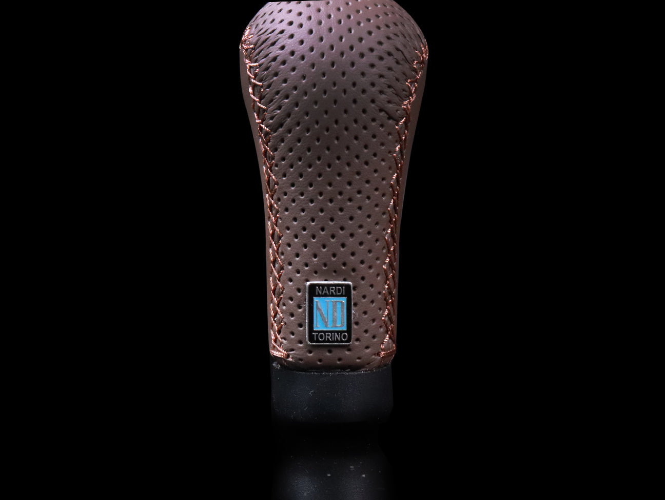 Nardi Prestige Brown Perforated Leather Shift Knob