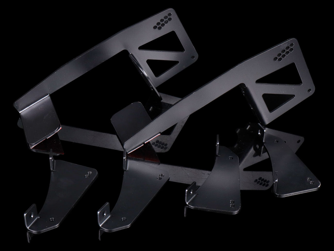 PCI Race Spec Bottom Mount Wing Brackets - 88-91 CRX