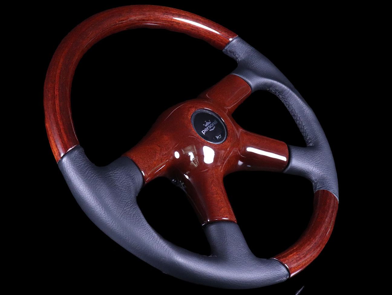 Personal Sprint 4 Prestige 365mm Wood & Leather Steering Wheel