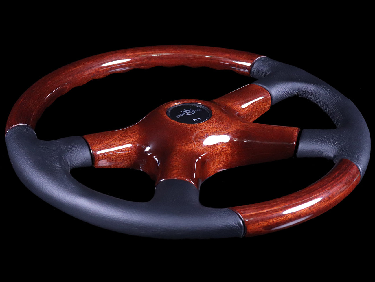 Personal Sprint 4 Prestige 365mm Wood & Leather Steering Wheel