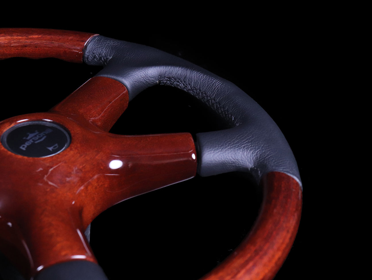Personal Sprint 4 Prestige 365mm Wood & Leather Steering Wheel