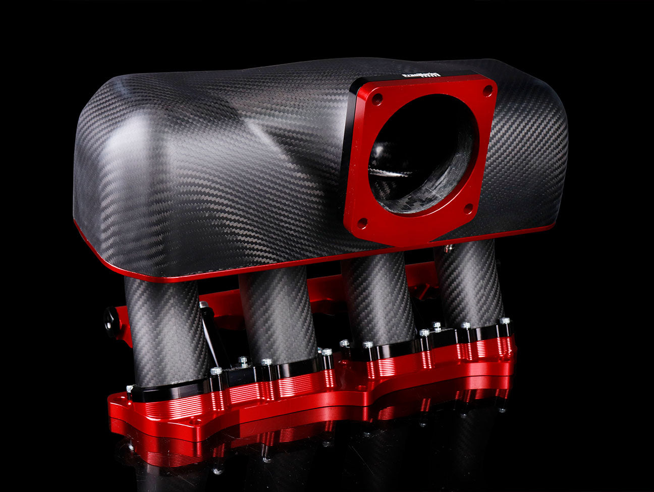 Pracworks x Drag Cartel K-Series Carbon Centerfeed Intake Manifold w/ Fuel Rail