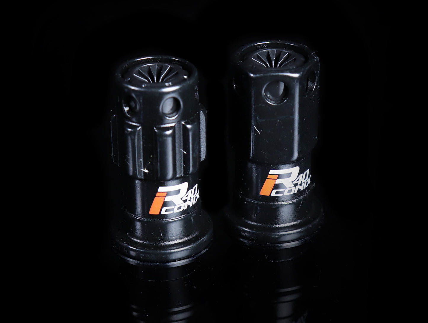 Project Kics R40 Iconix Extended Lug Nuts With Locks - Black M12x1.50