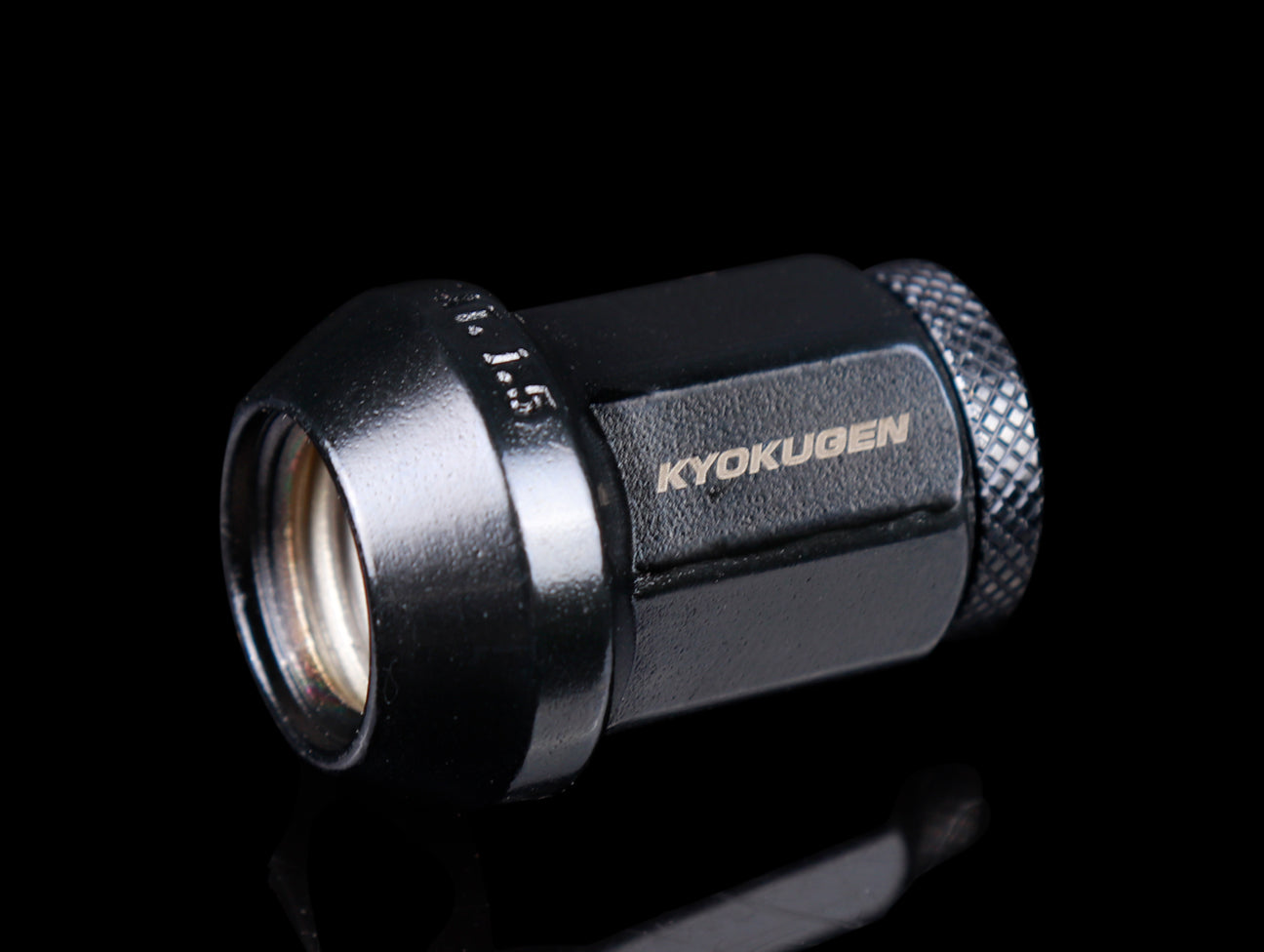 Project Kics Kyokugen Lug Nut Set with Black Aluminum Cap