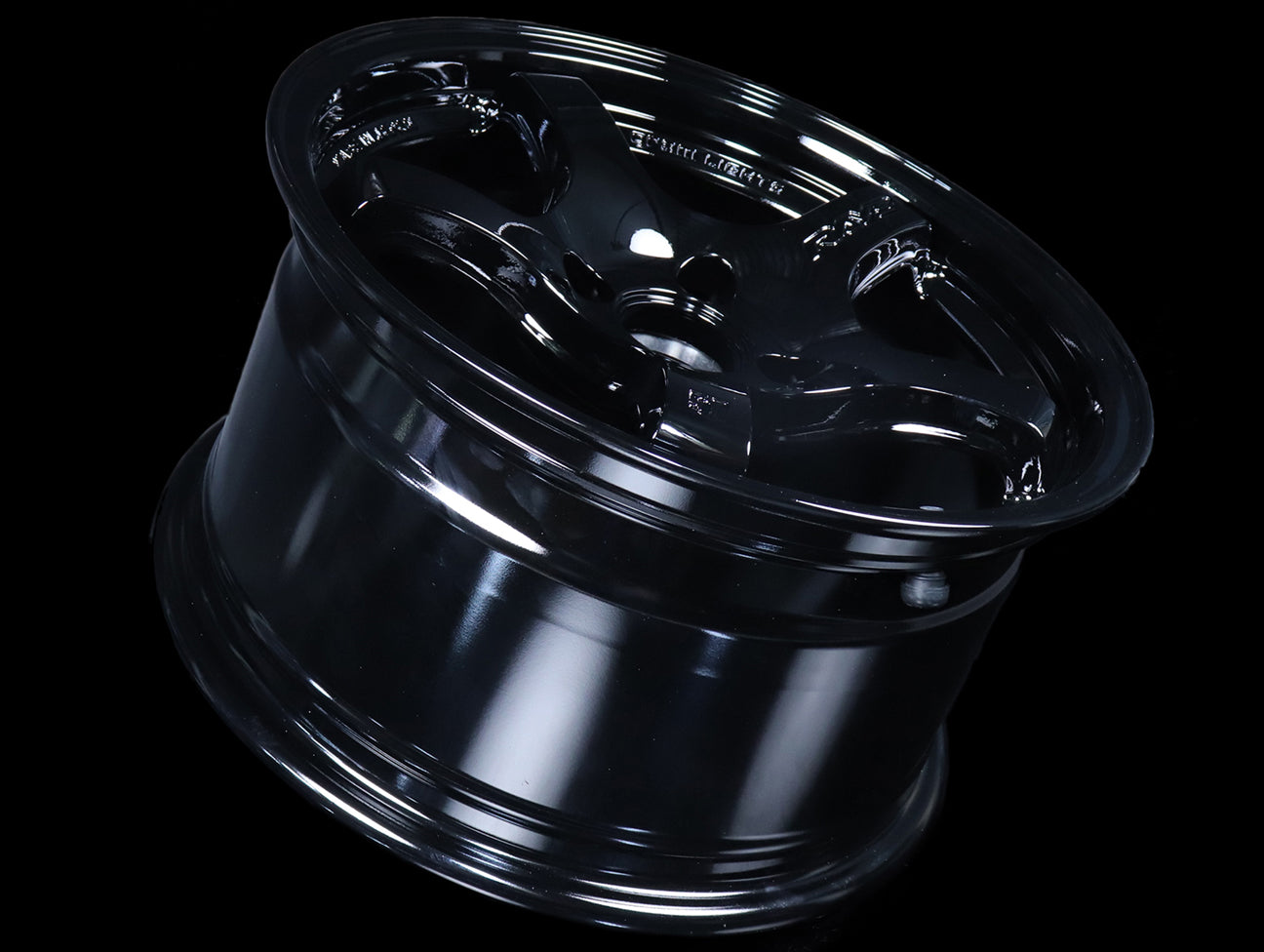 Rays Gram Lights 57CR Wheels - Gloss Black 15x8 / 4X100