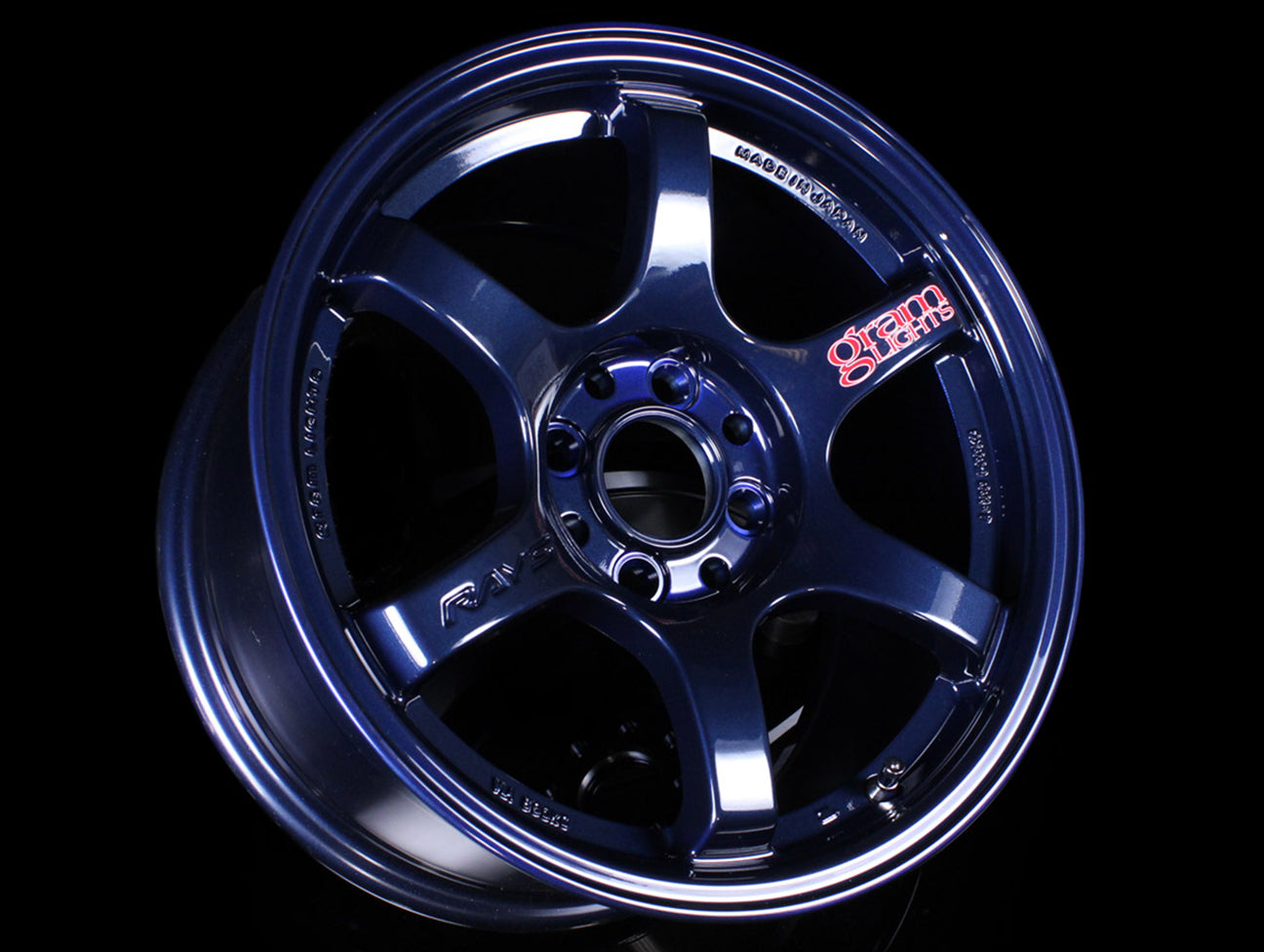 Rays Gram Lights 57DR Wheels - Mag Blue 15x8 / 4x100 / +28