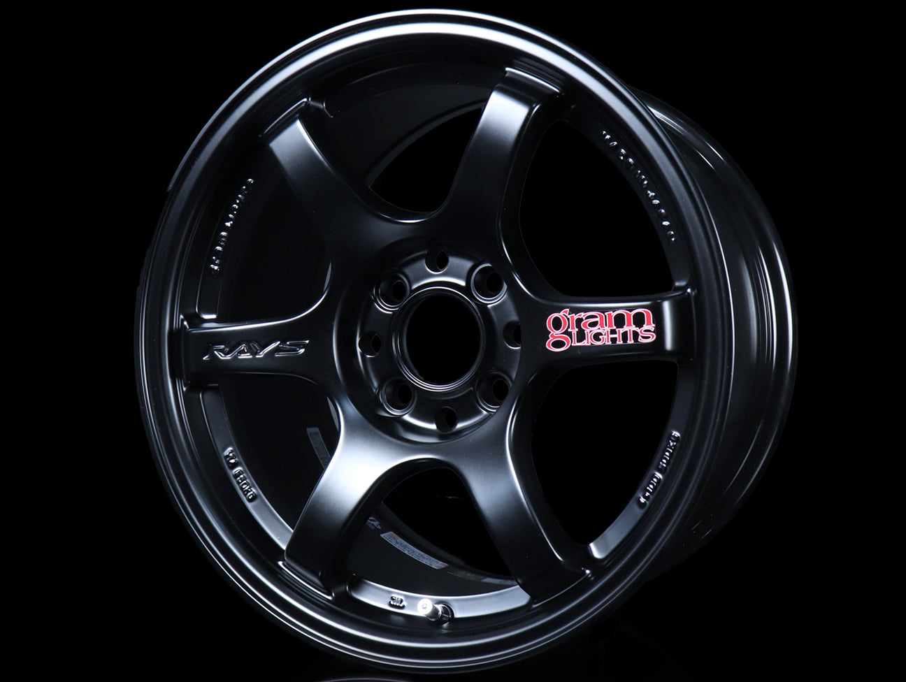 Rays Gram Lights 57DR Wheels - Semi Gloss Black 15x8 / 4x100 - JHPUSA