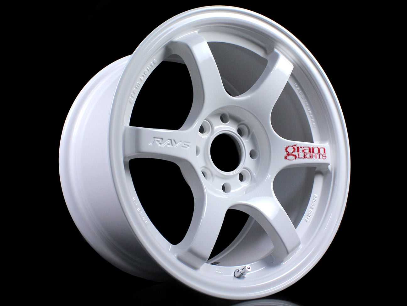 Rays Gram Lights 57DR Wheels - Champ White 15x8 / 5x114 / +35