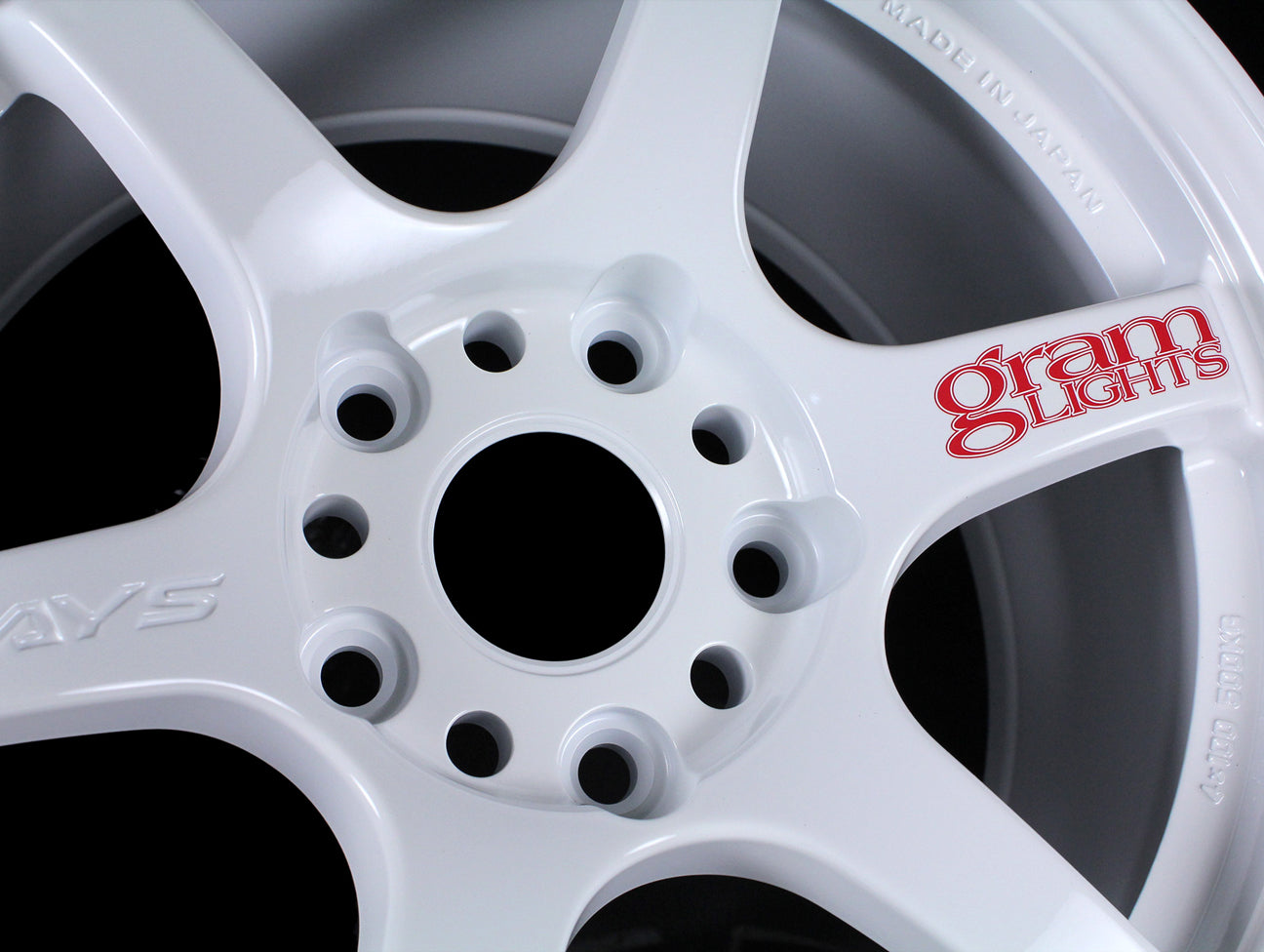 Rays Gram Lights 57DR Wheels - Champ White 15x8 / 5x114 / +35