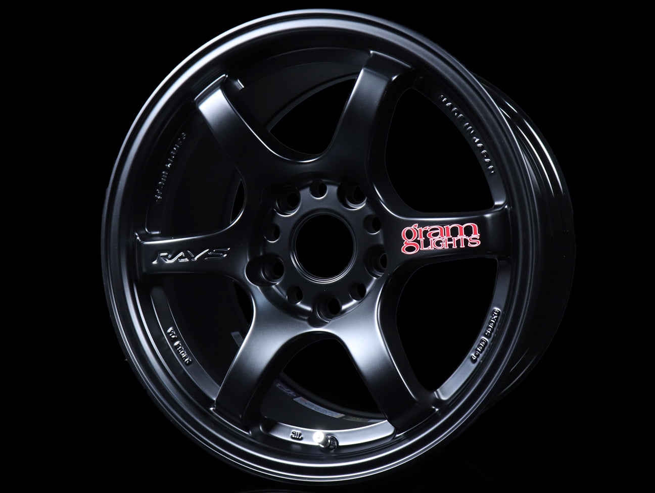 Rays Gram Lights 57DR Wheels - Semi Gloss Black 15x8  / 5x114 / +35