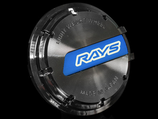 Rays Gram Lights GL Center Cap - Blue / Black Chrome