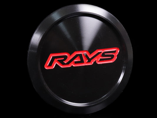 Rays VR G25, TE37 Ultra, TE37 Saga, ZE40 Center Cap - Black / Red