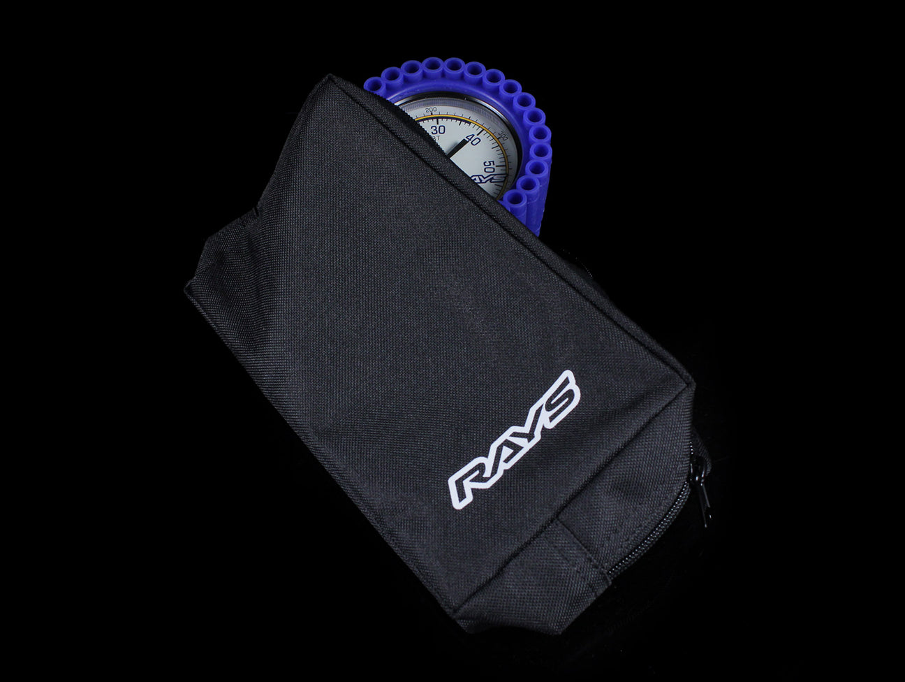 Rays Tire Pressure Air Gauge (75psi) w/ Carrying Case