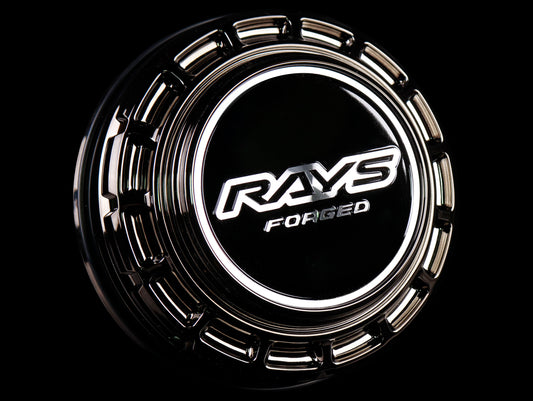 Rays Volk Racing 6H Large PCD Center Cap - Black Chrome