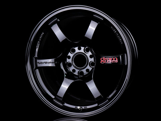 Rays Gram Lights 57DR Wheels - Gloss Black 17x9 / 5x114.3 / +38