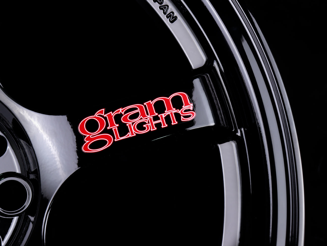 Rays Gram Lights 57DR Wheels - Gloss Black 17x9 / 5x114.3 / +38