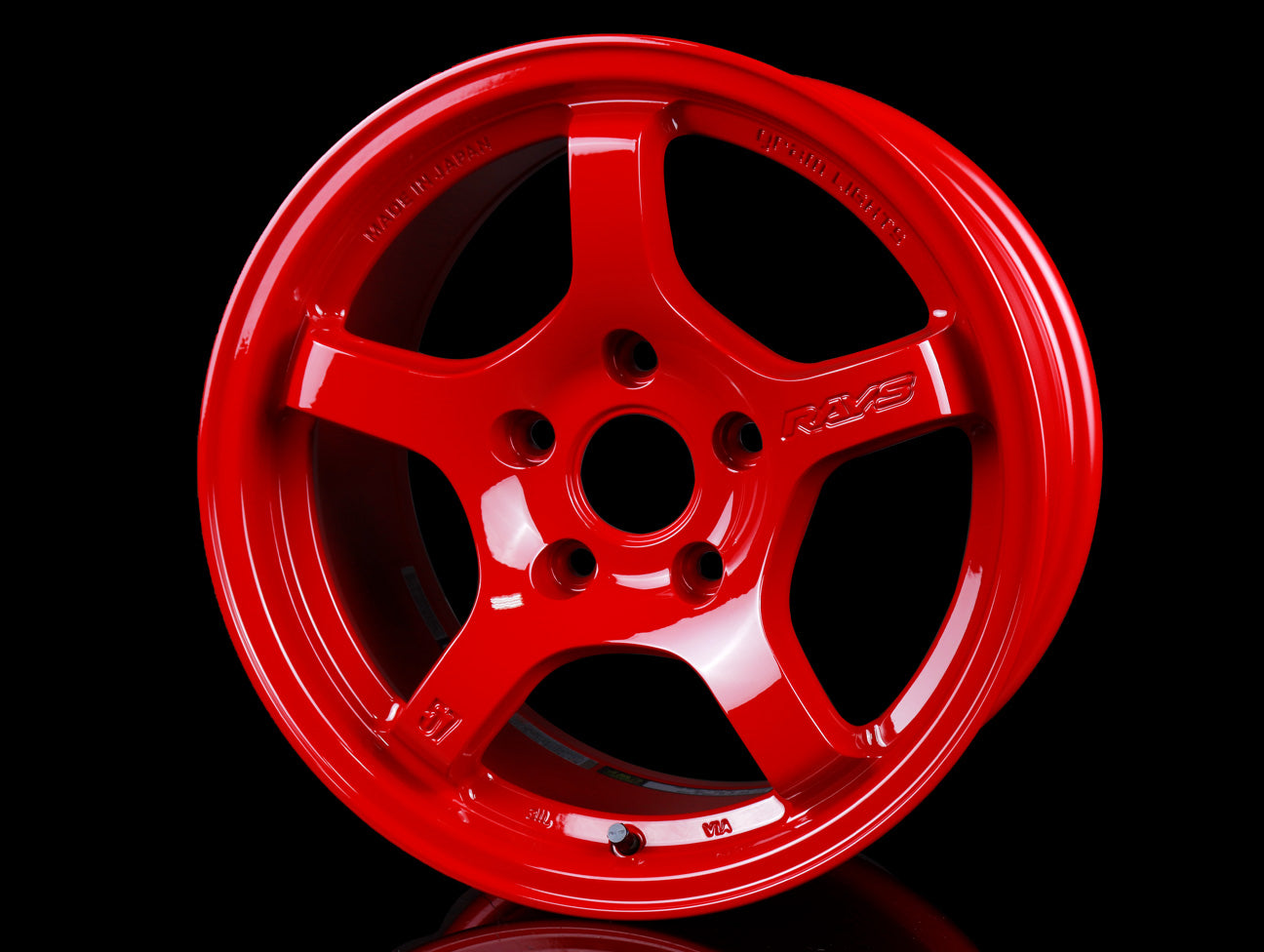 Rays Gram Lights 57CR Wheels - Milano Red 15x8.0 / 5x114 / +35