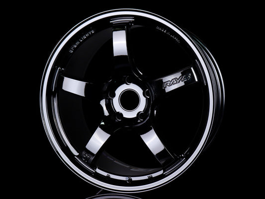 Rays Gram Lights 57CR Wheels - Glossy Black 19x9.5 / 5x120 / +35