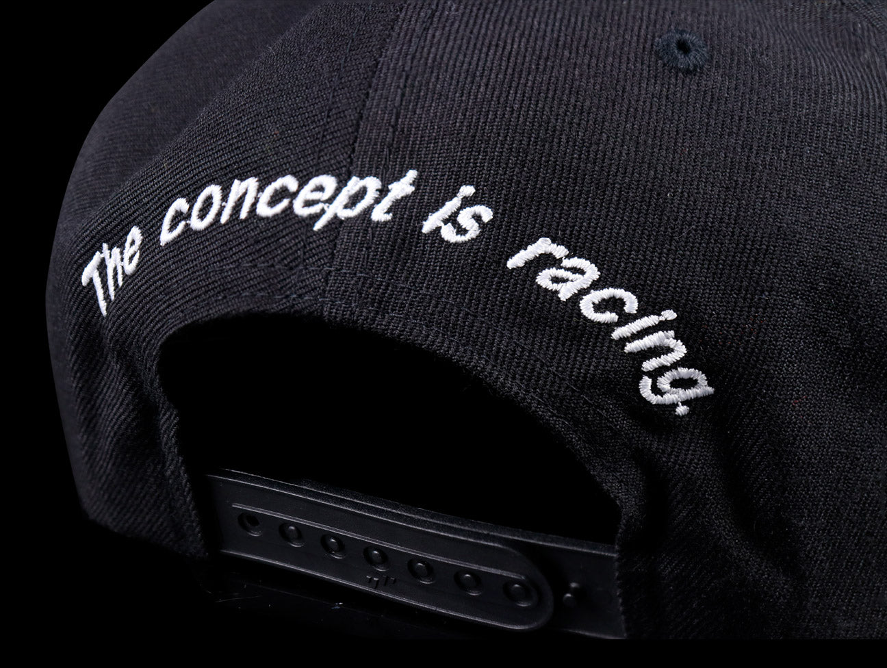 Rays The Concept is Racing Snapback Hat - Black